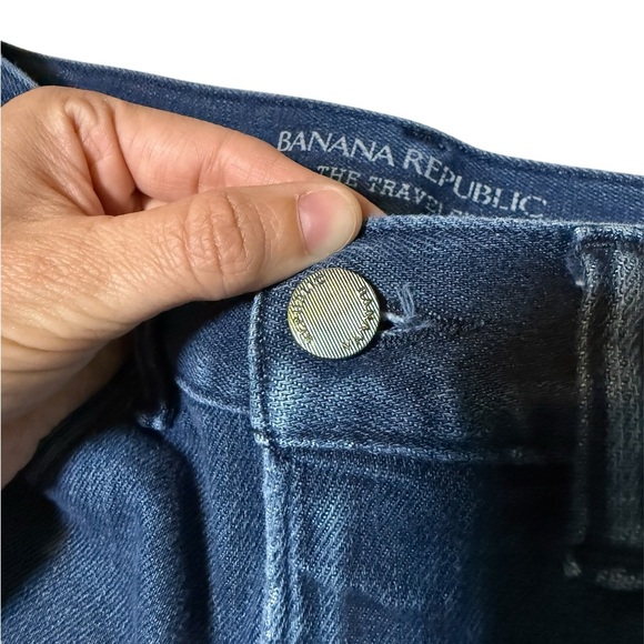 Banana Republic Traveler Men’s Dark Wash Slim Stretch Jeans 31x30 Low Rise - Picture 5 of 6